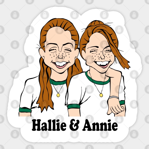 LINDSAY LOHAN PARENT TRAP FAN ART! Sticker by cartoonistguy